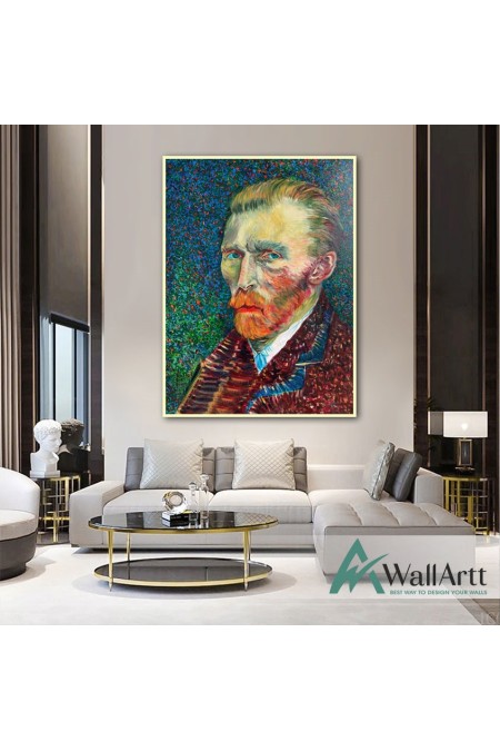 Vincent Van Gogh Textured Partial Oil Painting