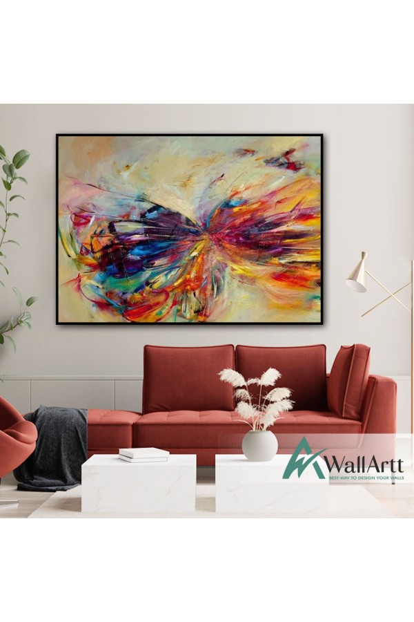 Butterfly Effect Textured Partial Oil Painting