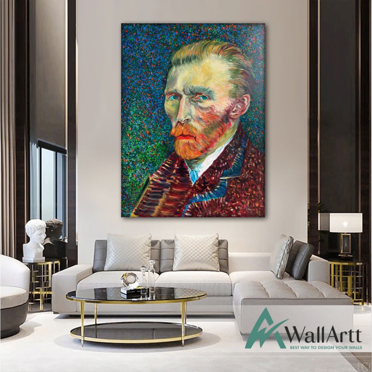 Vincent Van Gogh Textured Partial Oil Painting