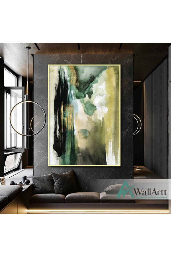 Greenland Textured Partial Oil Painting