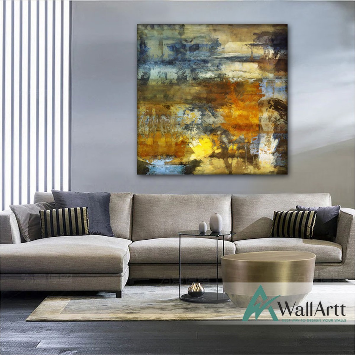 Colours of Nature Textured Partial Oil Painting