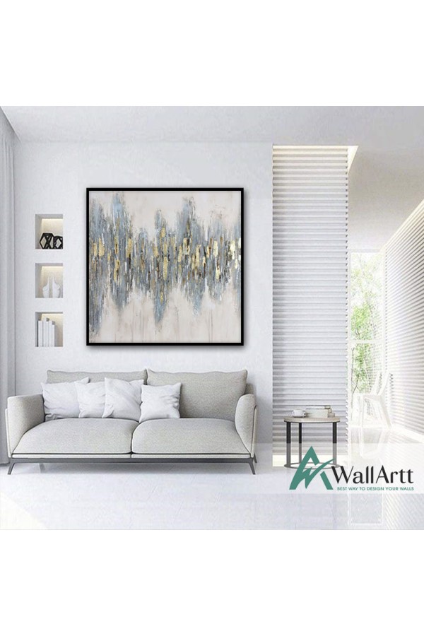Gold Forest Textured Partial Oil Painting