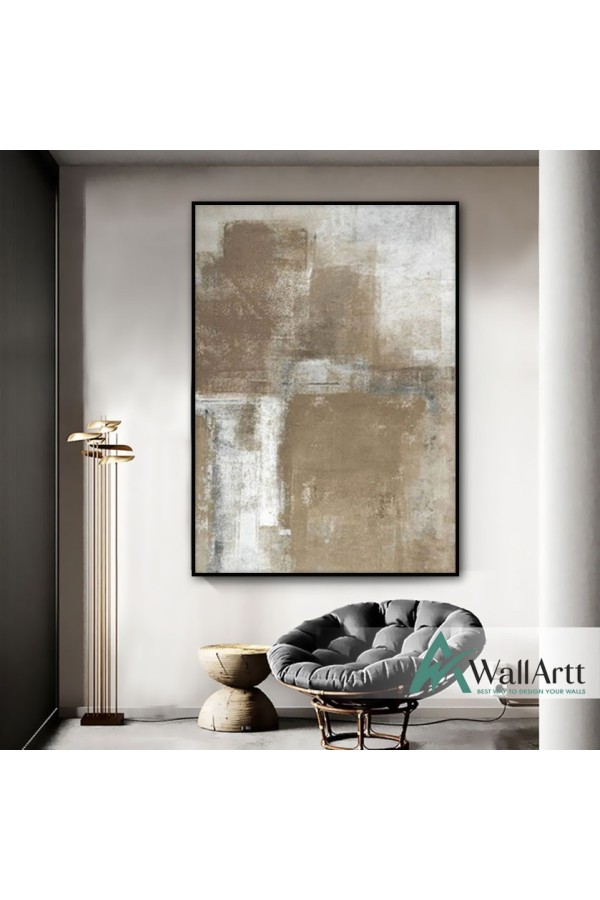 Tones of Sand Textured Partial Oil Painting