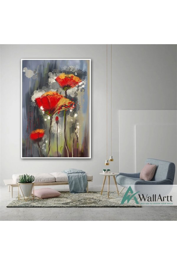 Soul of a Flower Textured Partial Oil Painting