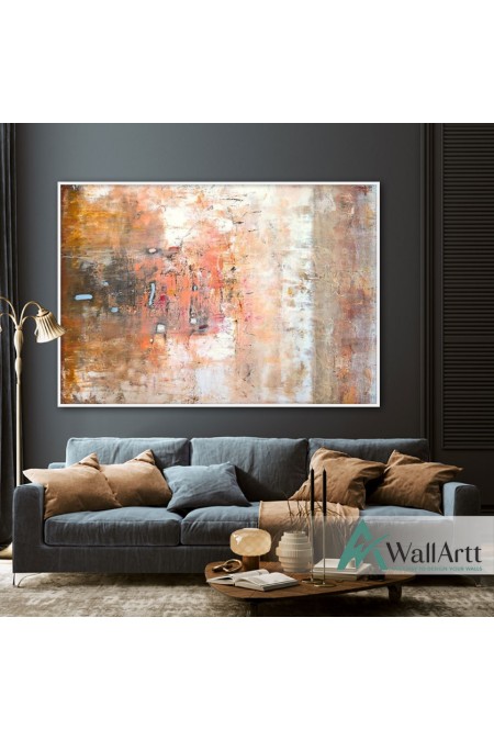 Old Wall Textured Partial Oil Painting