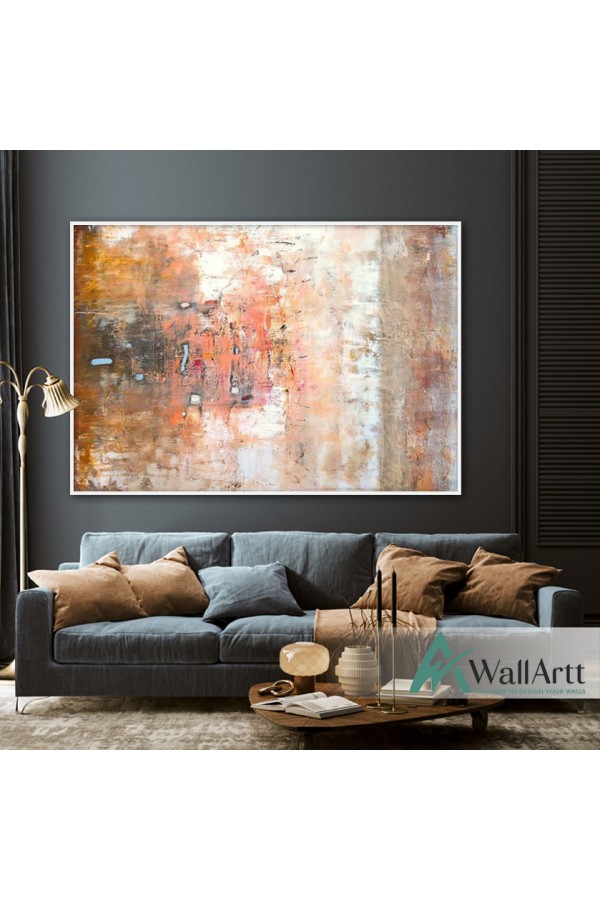Old Wall Textured Partial Oil Painting