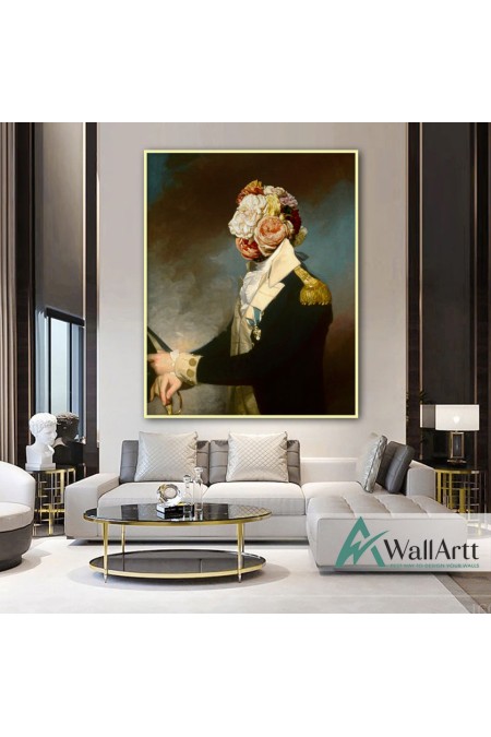Magesty Royal Textured Partial Oil Painting