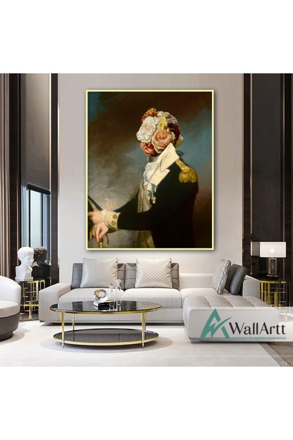Magesty Royal Textured Partial Oil Painting
